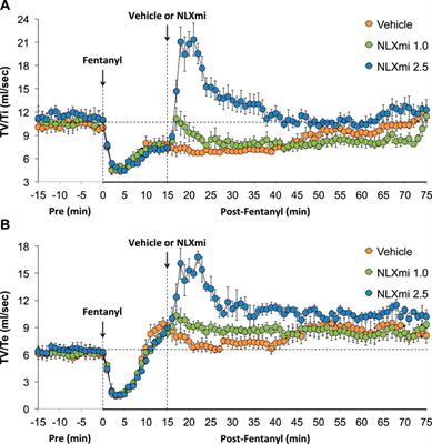 Fentanyl activates opposing opioid and non-opioid receptor systems that control breathing